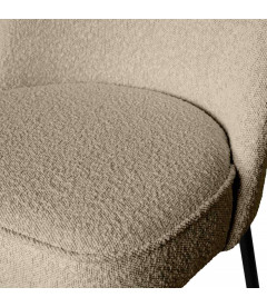Chaise Vogue Bouclé BeigeWOOOD by De Eekhoorn Chaise Vogue Bouclé BeigeWOOOD by De Eekhoorn