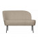 Banquette Vogue Gauche Lounge Bouclé Beige