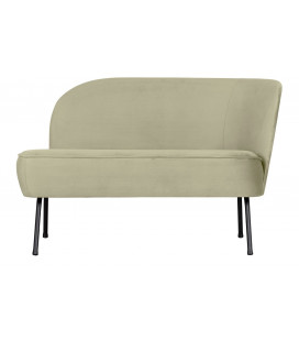 Banquette Vogue Droite Lounge Velours Pistache