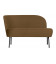 Banquette Vogue Gauche Lounge Velours Miel