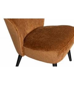 Fauteuil Sara Velours CognacWOOOD by De Eekhoorn Fauteuil Sara Velours CognacWOOOD by De Eekhoorn