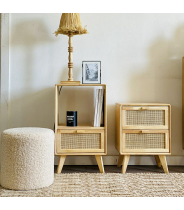 Tabouret Gabriel doudou naturel