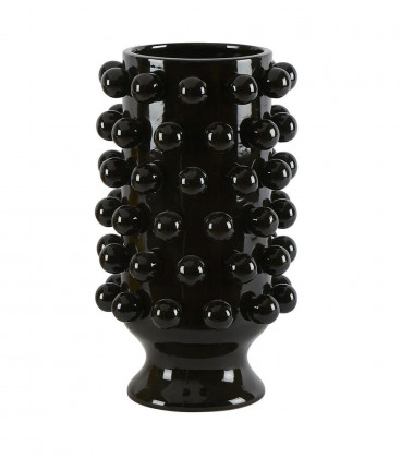 Céramique de Décoration Grappa Noire H24cm