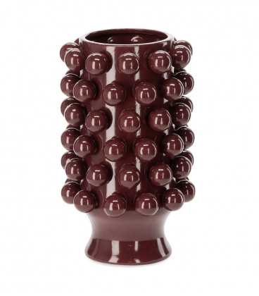 Céramique de Décoration Grappa Aubergine H40cm