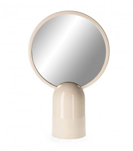 Miroir sur Pied Disque Blanc