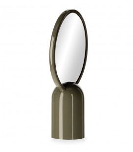 Miroir sur Pied Disque Kaki