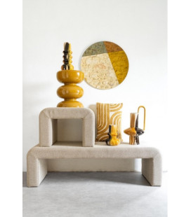 Pouf Lhassa Blanc Bouclette 2