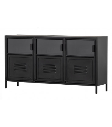 Buffet 3 portes Ronja Métal NoirWOOOD by De Eekhoorn
