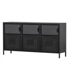 Buffet 3 portes Ronja Métal NoirWOOOD by De Eekhoorn