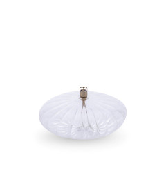 Lampe à huile Galet Elégante Laitonnée 18cm L Lampe à huile Galet Elégante Laitonnée 18cm L