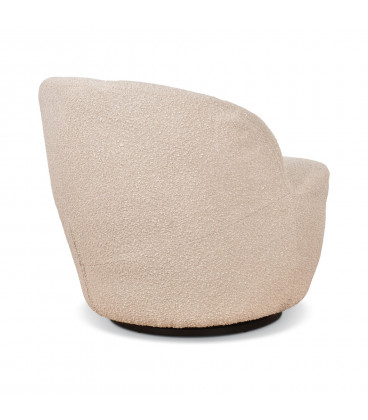 Fauteuil Walter sable pivotant