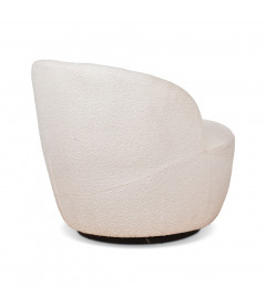 Fauteuil Walter blanc pivotant Fauteuil Walter blanc pivotant