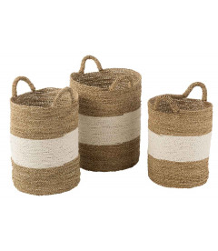Set De 3 Paniers Zostere Set De 3 Paniers Zostere