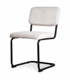 Chaise Capsule bouclette écru Chaise Capsule bouclette écru