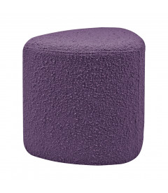 Tabouret Eve tissu bouclette kaki Tabouret Eve tissu bouclette kaki