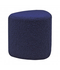 Tabouret Eve tissu bouclette marron Tabouret Eve tissu bouclette marron