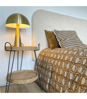 Lampe Champignon Paul Dorée