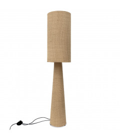 Lampadaire saturne lin H130cm