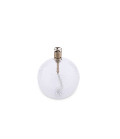 Lampe à huile Martelée Laitonnée 9cm S Lampe à huile Martelée Laitonnée 9cm S