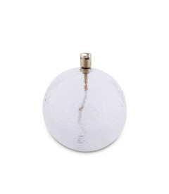 Lampe à huile Martelée Laitonnée 13cm L Lampe à huile Martelée Laitonnée 13cm L