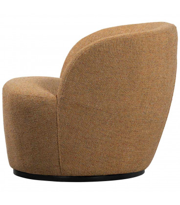 Fauteuil Serra tissu mélangé curryWOOOD by De Eekhoorn