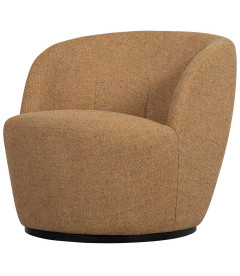 Fauteuil Serra tissu mélangé curryWOOOD by De Eekhoorn