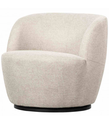 Fauteuil Serra blanc cassé