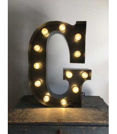 Lettre Lumineuse Métal G Lettre Lumineuse Métal G