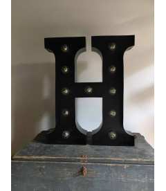 Lettre Lumineuse Métal H Lettre Lumineuse Métal H