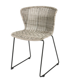 Lot de 2 Chaises Wings Sunkissed Rotin PolyesterWOOOD by De Eekhoorn Lot de 2 Chaises Wings Sunkissed Rotin PolyesterWOOOD by De Eekhoorn