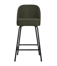 Chaise de Bar Vogue 65cm Tissé Vert ChaudWOOOD by De Eekhoorn