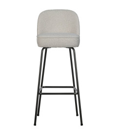 Chaise de Bar Vogue 79cm Bouclé NaturelWOOOD by De Eekhoorn