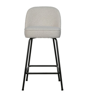 Chaise de Bar Vogue 65cm Bouclé NaturelWOOOD by De Eekhoorn