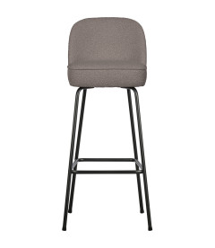 Chaise de Bar Vogue 79cm Bouclé NougatWOOOD by De Eekhoorn