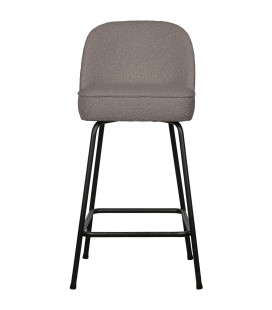 Chaise de Bar Vogue 65cm Bouclé NougatWOOOD by De Eekhoorn