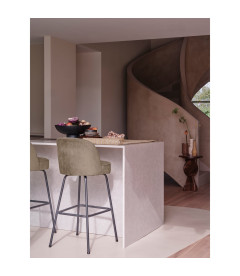 Chaise de Bar Vogue 79cm KakiWOOOD by De Eekhoorn