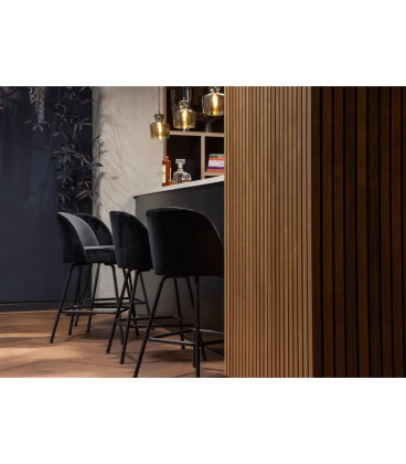 Chaise de Bar Vogue 65cm NoirWOOOD by De Eekhoorn
