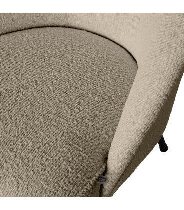 Fauteuil Vogue Bouclé BeigeWOOOD by De Eekhoorn