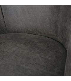 Fauteuil Vogue Cuir NoirWOOOD by De Eekhoorn Fauteuil Vogue Cuir NoirWOOOD by De Eekhoorn