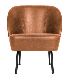 Fauteuil Vogue Cuir CognacWOOOD by De Eekhoorn