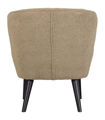 Fauteuil Sara Teddy SandWOOOD by De Eekhoorn