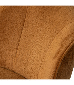 Fauteuil Sara Velours CognacWOOOD by De Eekhoorn Fauteuil Sara Velours CognacWOOOD by De Eekhoorn