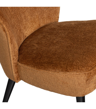 Fauteuil Sara Velours CognacWOOOD by De Eekhoorn