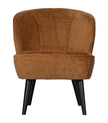 Fauteuil Sara Velours CognacWOOOD by De Eekhoorn