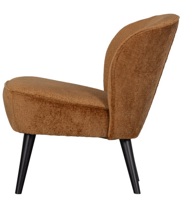 Fauteuil Sara Velours CognacWOOOD by De Eekhoorn