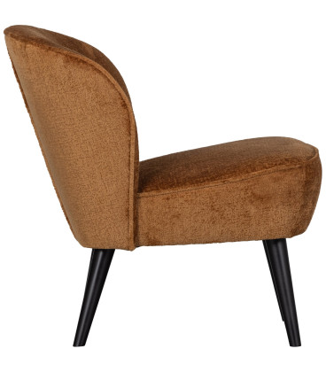 Fauteuil Sara Velours CognacWOOOD by De Eekhoorn