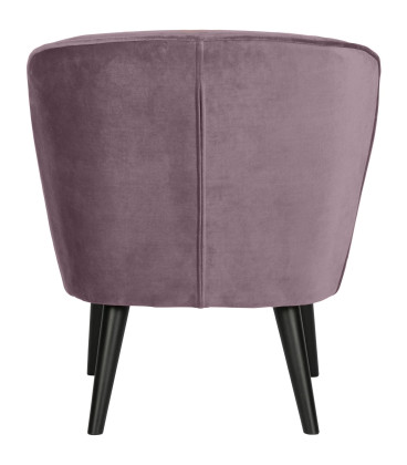 Fauteuil Sara Velours LilaWOOOD by De Eekhoorn
