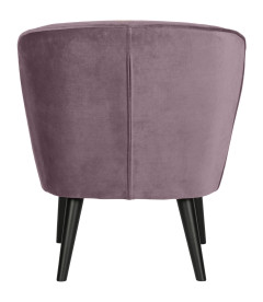 Fauteuil Sara Velours LilaWOOOD by De Eekhoorn Fauteuil Sara Velours LilaWOOOD by De Eekhoorn