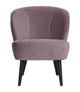 Fauteuil Sara Velours LilaWOOOD by De Eekhoorn 2