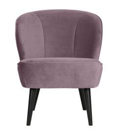 Fauteuil Sara Velours LilaWOOOD by De Eekhoorn Fauteuil Sara Velours LilaWOOOD by De Eekhoorn